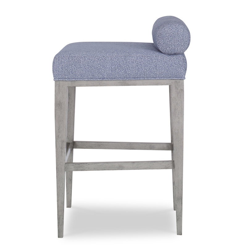 Banks Counter Stool, American Walnut, Filigree Ivory, Bar Stool (30" Seat Height)