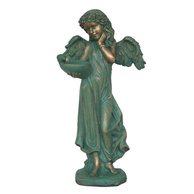 Statue de bain d'oiseaux "Gia"