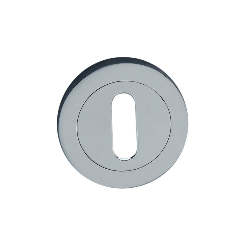 Oval Standard Escutcheon, Satin Chrome