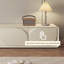 Meuble télé moderne en bois massif blanc-521325424