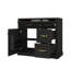 Ensemble de meuble-lavabo 36 po avec lavabo intégré, lavabo simple avec 4 tiroirs, porte à fermeture en douceur et tablette personnalisable, lavabo en céramique inclus-772241575-772241583