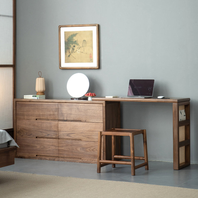 Vintage Simple Dresser, Walnut