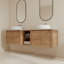 Ensemble de meuble-lavabo double 72 po avec lavabo en céramique, meuble-lavabo flottant avec portes à fermeture en douceur 72 po-1608541537-1608541542