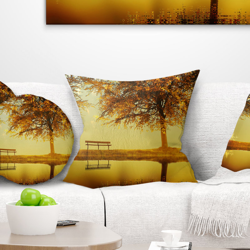Coussin Landscape, 18 po x 18 po, Carré