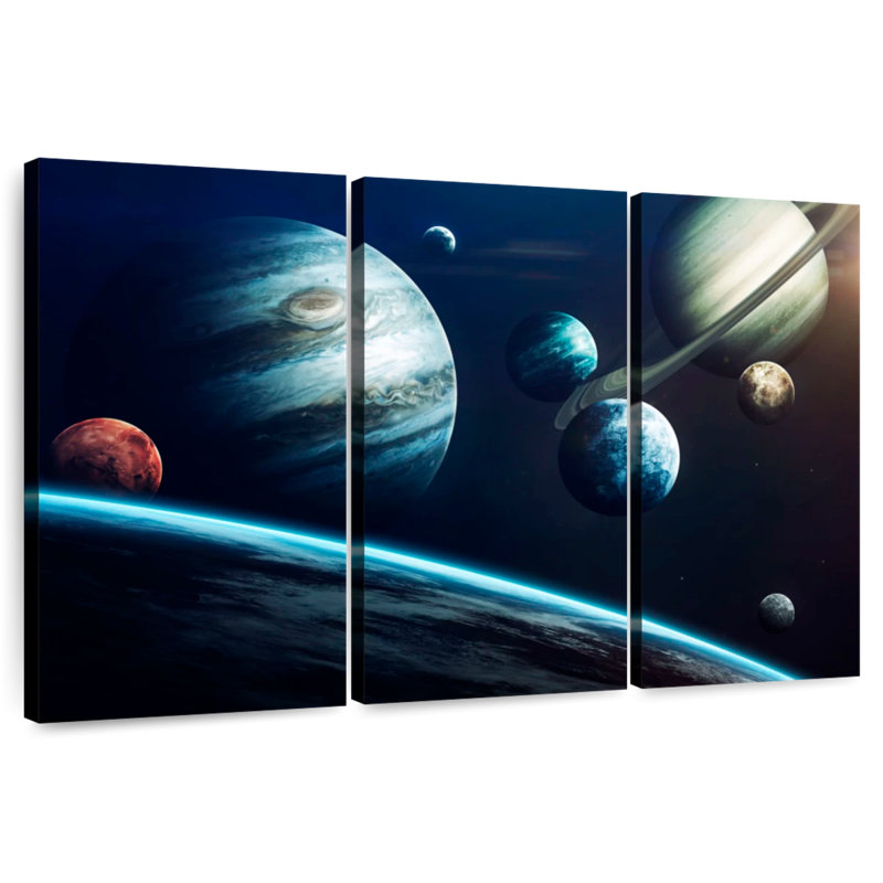 Our Solar System Planets, 28" H x 45" W