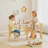 Kids Table and Chairs Set, 5 Piece Wooden Toddler Table and 4 Chairs Set for Kids Arts, Crafts, Drawing, Reading, for Playroom, Nursery, Classroom, for Boys Girls 3-8 Years, Green-687402835