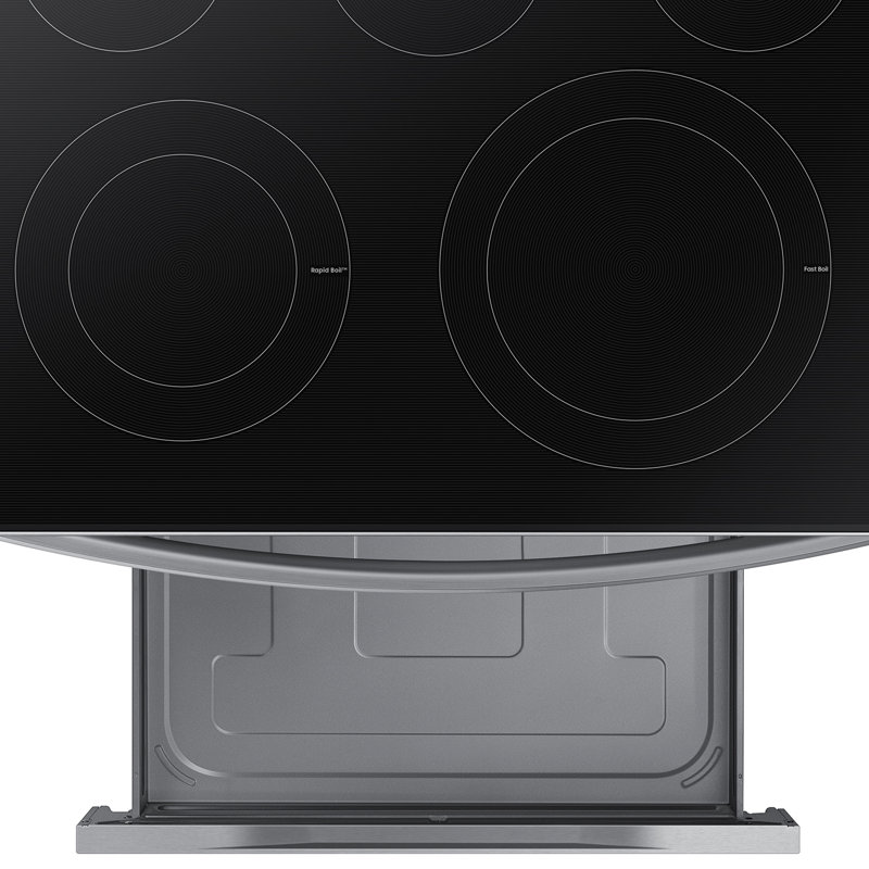 Samsung 6.3 cu. ft. Stainless Steel Smart Electric Range with Air Fry