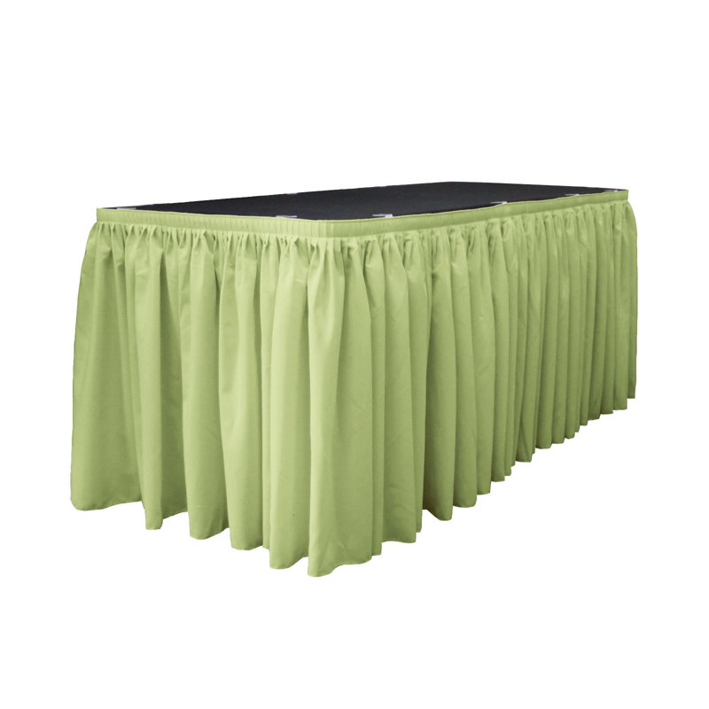 Table Skirt, Sage, 204" L x 29" W