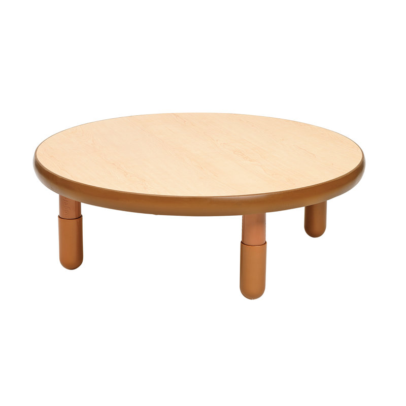 Table ronde BASELINE, Rouge pomme d'amour, H 12 po x L 36 po x l 36 po