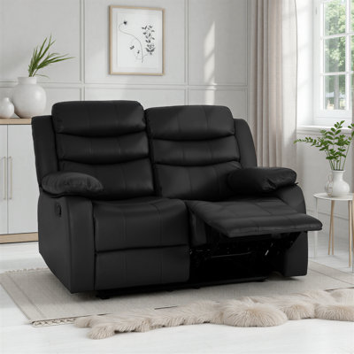 2 Seater Faux Leather Sofa