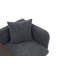 Chaise de loisir rembourrée avec tablette-1909364960