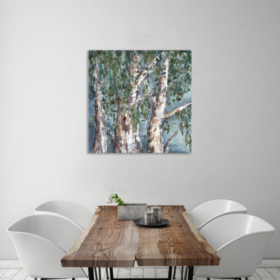 "Eucalyptus Tree Trunks", toile tendue par Millwood Pines