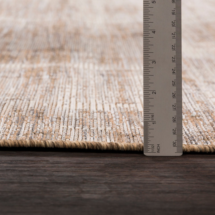 Rossa Camel/Gray Indoor/Outdoor Rug