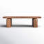 Table basse en bois massif Bergholt-123491160