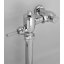 High Efficiency Manual Toilet Flushometer Valve in Polished Chrome