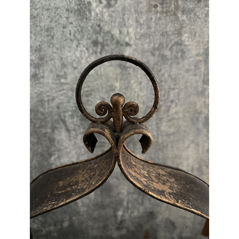 Porte-bougie triple en fonte