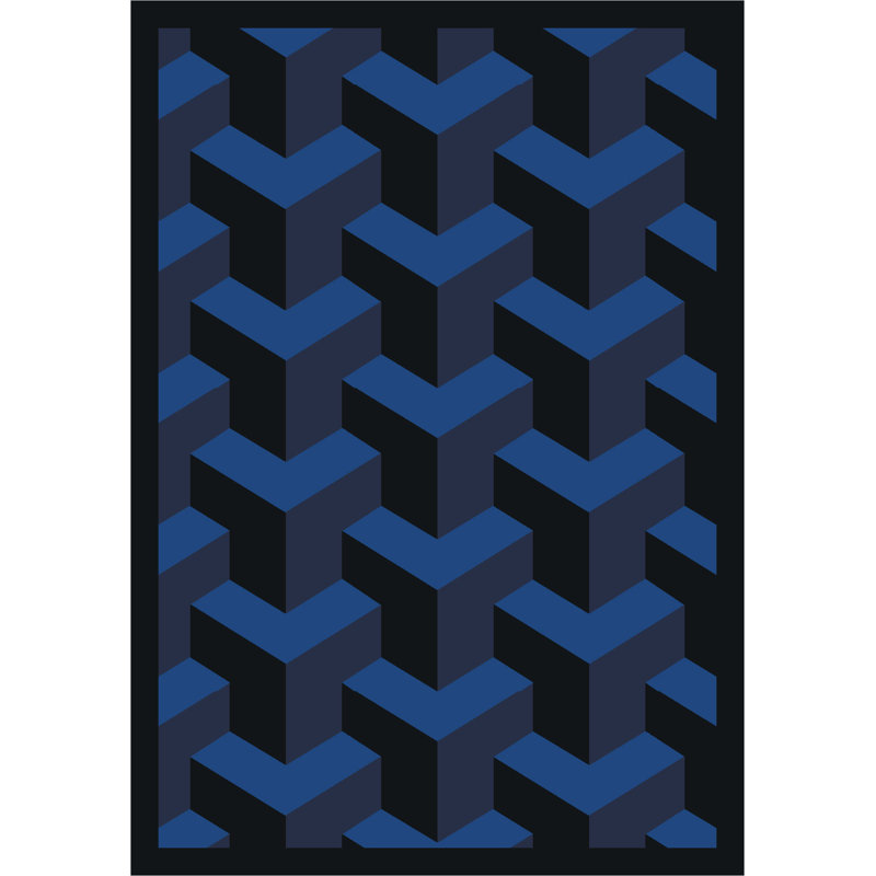 Tapis Whimsy Rooftop, Rectangle 7 pi 8 po x 10 pi 9 po