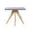 Mcrae 4 - Person Acacia Patio Dining Set with Square Table , Cushions Included