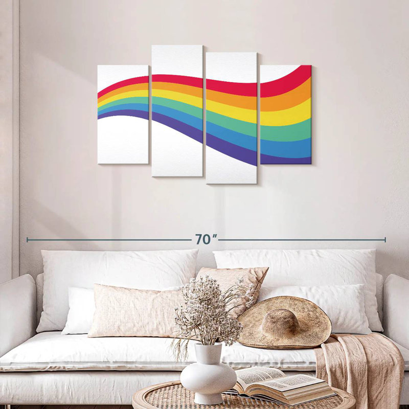 Couleurs de la fierté éternelle, H 27 po x l 43 po