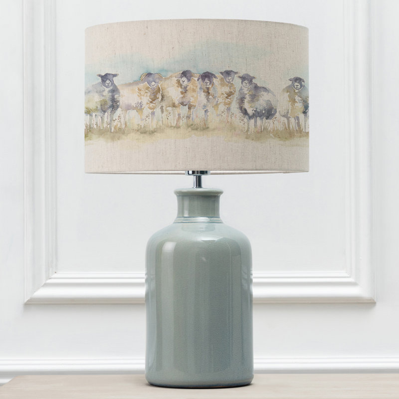 Elspeth Ceramic Table Lamp, Blue