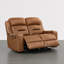 Canapé inclinable électrique en cuir véritable avec repose-tête électrique Olathe-1197369656