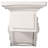 Endurathane Giana Bracket, 6 1/4"W x 11 3/4"D x 5 7/8"H, Factory Primed