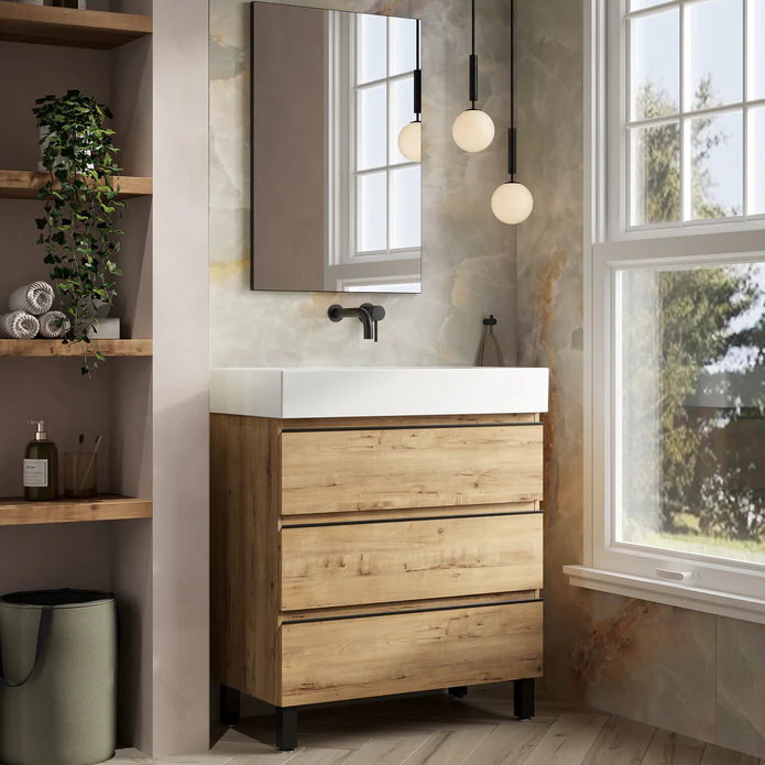 Bethene 80mm Single Bathroom Vanity with Basin