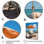 Orange Beach Chairs I - Nautique et plage, reproduction sur toile-355700903-355700898
