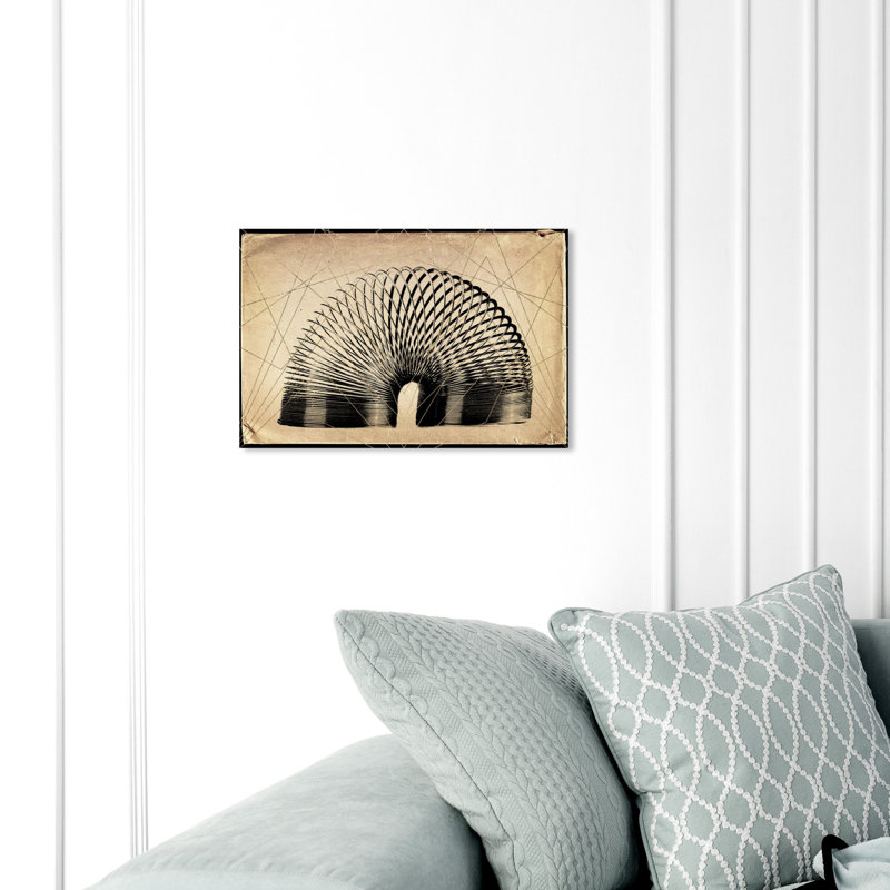 Art sur toile slinky print Escobar, H 10 po x l 15 po x P 1,5 po