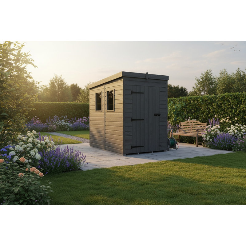 5x10 Pent Composite Shed