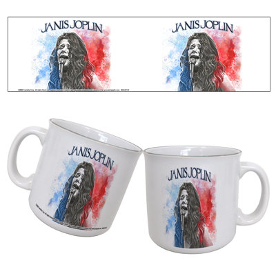 Janis Joplin - Paint 20oz. Camper Mug