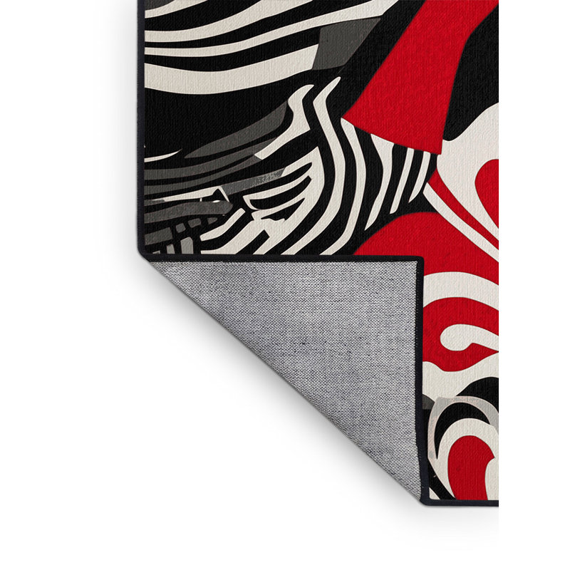 Tapis Obsidian Glow, Rectangle de 5 pi x 8 pi
