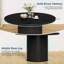 48"W Round Dining Table Seats 6-623883143-612706369