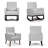 Moynihan Solid Wood Rocking Chair-1009937972