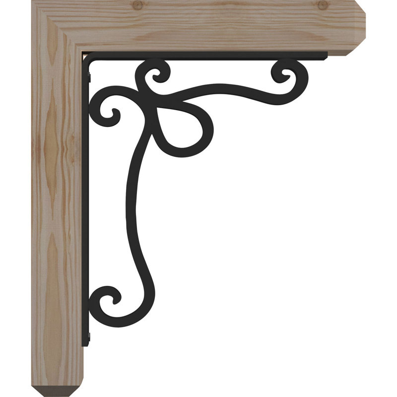 Support triple Ironcrest de 4 po d'épaisseur Orleans, H 20 po x P 18 po, Sapin de Douglas l 3 1/2 po x T 4 po (lisse)