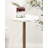 Round Marble and Metal Drink Table-2111102424