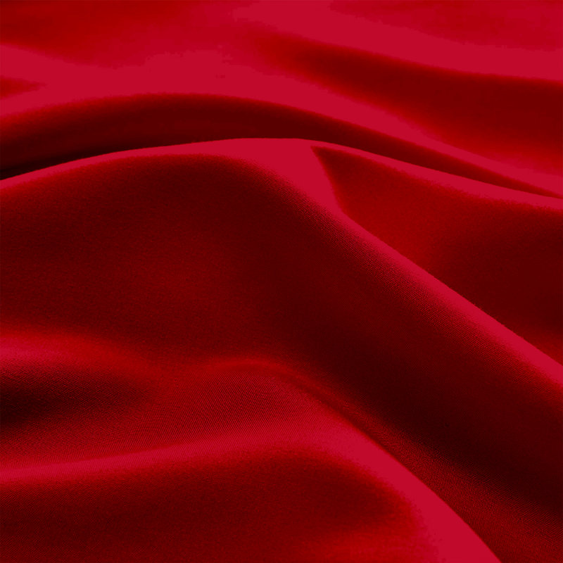 Iaan Soft Microfiber Brushed 40 cm Deep Fitted Sheet, Double, King, Kingsize (5'), Red