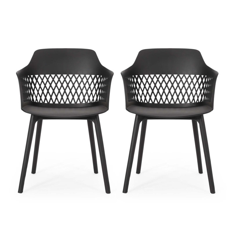 Creative Unique Accent Chair, Black