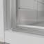 Porte de douche battante pliante sans cadre l 32 po x H 72 po