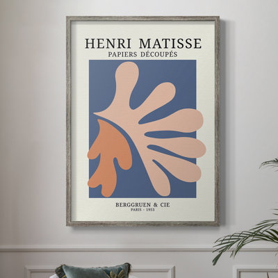 Matisse CDVII, reproduction d'art encadrée - bois massif
