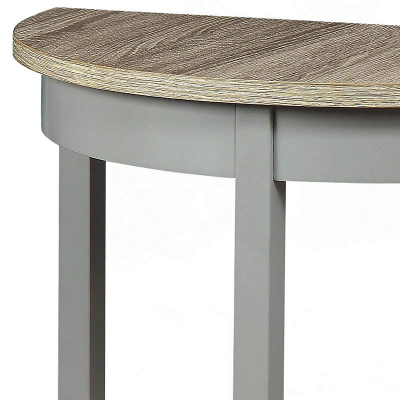 Half Moon Console Table, Oak