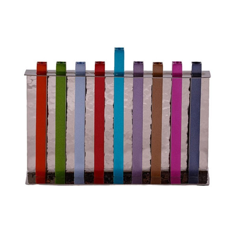 Menrorah de branches longues hanoukka, Multicolore