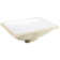 Nantucket Sinks Great Point 12.88'' Ceramic Rectangular Bathroom Sink with Overflow