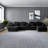 Compression Sofas with Storage, Large Corduroy Modern Sectional for Home