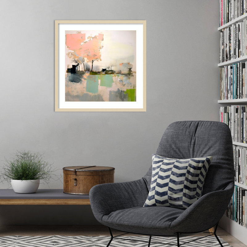 «Enchanting Meadows II» par Irena Orlov, impression sur bois encadrée, H 25 po x l 25 po