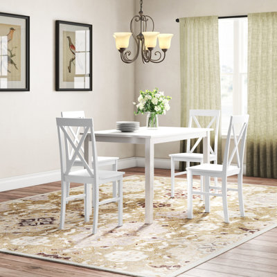5 - Piece Dining Set with X-Back Chairs