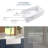 Austen Crisp White Fireclay Single Bowl Farmhouse Apron Front Undermount Kitchen Sink and Drain-92476259-132363591-132363594
