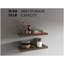 Tablettes flottantes, Sienna, 2 tablettes, H 1,50 po-128899045