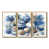 Toile avec cadre flottant or