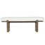 Banc de chambre moderne rembourré, banc de bout 64 po